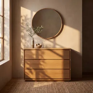 HAZO - Oak 3 Drawer Chest by European Lifestyle, a Cabinets, Chests for sale on Style Sourcebook