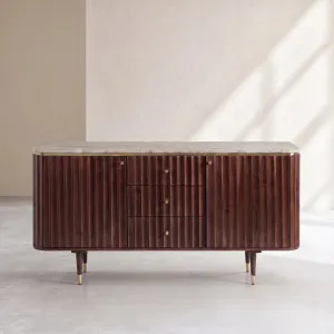 HECTOR - Marble 2 Door Sideboard by European Lifestyle, a Sideboards, Buffets & Trolleys for sale on Style Sourcebook