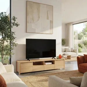 IVOINE - Oak 2 Door Entertainment Unit by European Lifestyle, a Entertainment Units & TV Stands for sale on Style Sourcebook