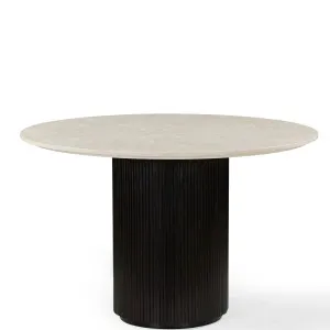 NESSO - Marble & Acacia Dining Table by European Lifestyle, a Dining Tables for sale on Style Sourcebook