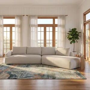 NIZIDA - Fabric Right-hand Chaise Sofa by European Lifestyle, a Sofas for sale on Style Sourcebook