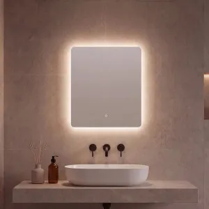 NOAM - LED Bathroom Mirror - Touch - 60 x 70 cm by European Lifestyle, a Illuminated Mirrors for sale on Style Sourcebook