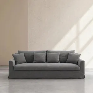 OSTUNI - Linen 3 Seater Sofa by European Lifestyle, a Sofas for sale on Style Sourcebook