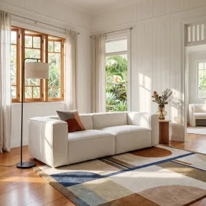 KUTI - Bouclé 4 Seater Sofa by European Lifestyle, a Sofas for sale on Style Sourcebook