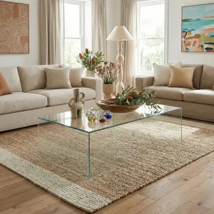 ALYSSA - Glass Rectangular Coffee Table by European Lifestyle, a Coffee Table for sale on Style Sourcebook