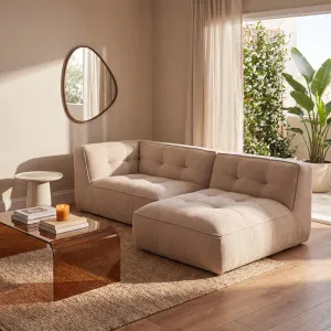 ORIETO - Fabric 3 Seater Right Corner Sofa by European Lifestyle, a Sofas for sale on Style Sourcebook