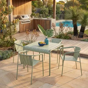 AZUR - Steel Outdoor Table - 100 x 100 cm by European Lifestyle, a Tables for sale on Style Sourcebook