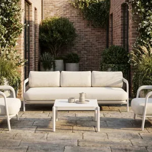 NAZARE - Aluminium Outdoor 3 Seater Sofa by European Lifestyle, a Outdoor Sofas for sale on Style Sourcebook