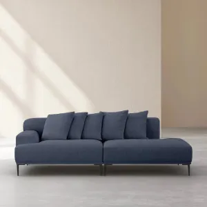 OTTONE II - Linen Right-facing Chaise Sofa by European Lifestyle, a Sofas for sale on Style Sourcebook