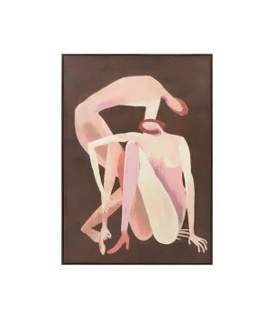 Hand-Painted Bound Together Wall Art Canvas 90cm x 140cm by Luxe Mirrors, a Prints for sale on Style Sourcebook