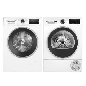 Bosch Series 4 8kg Front Load Washer & Series 6 9kg Heat Pump Dryer Laundry Package WAN28288AUWQG24203AU by Bosch, a Washing Machines & Dryers for sale on Style Sourcebook