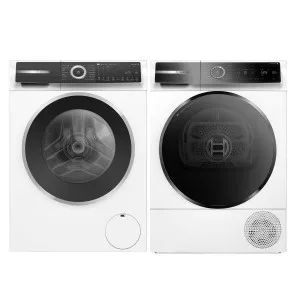 Bosch Series 8 10kg Front Load Washer & 8kg Heat Pump Dryer Laundry Package WGH25400AUWQB235B8AU by Bosch, a Washing Machines & Dryers for sale on Style Sourcebook