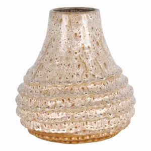 Jiro Vase Large 29x30cm in Beige by OZ Design, a Vases & Jars for sale on Style Sourcebook