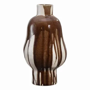 Horizon Vase Small 17x32cm in Mocha by OZ Design, a Vases & Jars for sale on Style Sourcebook
