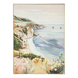 Cliff Coastline A Box Framed Canvas in 80 x 120cm by OZ Design, a Painted Canvases for sale on Style Sourcebook