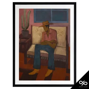 Shade Framed Print in 84 x 105cm Black by OZ Design, a Prints for sale on Style Sourcebook