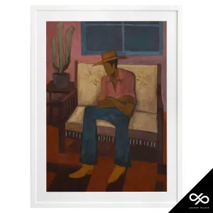Shade Framed Print in 68 x 84cm White by OZ Design, a Prints for sale on Style Sourcebook
