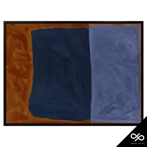 Headland Landscape Box Framed Canvas in 93 x 63cm Black by OZ Design, a Painted Canvases for sale on Style Sourcebook
