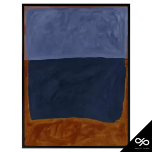 Headland Portrait Box Framed Canvas in 63 x 93cm Black by OZ Design, a Painted Canvases for sale on Style Sourcebook