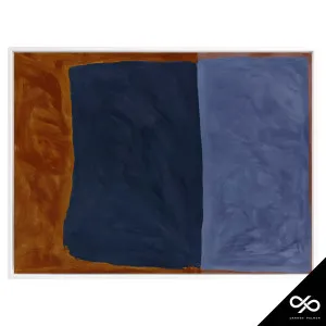 Headland Landscape Box Framed Canvas in 123 x 93cm White by OZ Design, a Painted Canvases for sale on Style Sourcebook