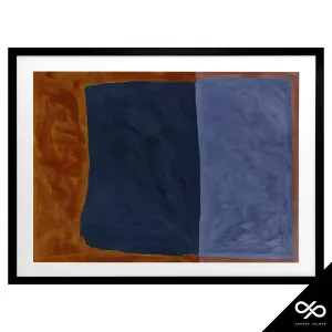 Headland Landscape Framed Print in 70 x 55cm Black by OZ Design, a Prints for sale on Style Sourcebook