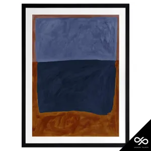 Headland Portrait Framed Print in 84 x 105cm Black by OZ Design, a Prints for sale on Style Sourcebook