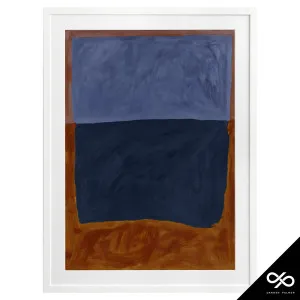 Headland Portrait Framed Print in 84 x 105cm White by OZ Design, a Prints for sale on Style Sourcebook