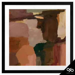 Strata Framed Print in 68 x 68cm Black by OZ Design, a Prints for sale on Style Sourcebook