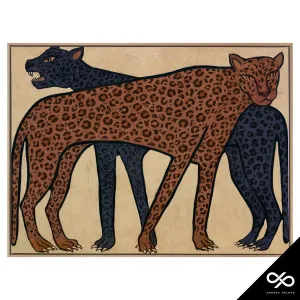 Accord Box Framed Canvas in 123 x 93cm Oak Stain by OZ Design, a Painted Canvases for sale on Style Sourcebook