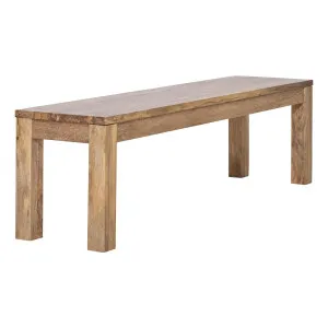 Luzon Bench 126cm in Manfowood Havana Stain by OZ Design, a Benches for sale on Style Sourcebook