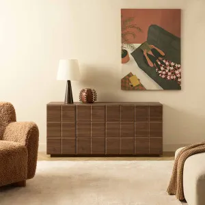 Sonny Checkerboard Buffet - Walnut - Mocka by Mocka., a Sideboards, Buffets & Trolleys for sale on Style Sourcebook