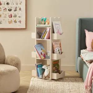 Theo Rotating Bookshelf - Beige - Mocka by Mocka., a Wall Shelves & Hooks for sale on Style Sourcebook