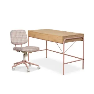 Grover Desk and Chair Bundle - Pink - Mocka by Mocka., a Desks for sale on Style Sourcebook