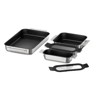 Siemens Pro 4 Piece Non Stick Induction Flex Pan Set HZ9FF040 by Siemens, a Cookware for sale on Style Sourcebook