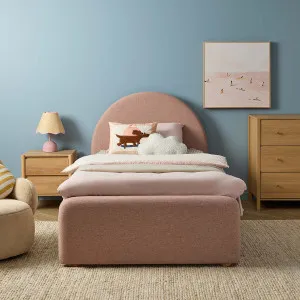 Amelie King Single Bed + Mocka Mattress Bundle - Pink by Mocka., a Mattresses for sale on Style Sourcebook