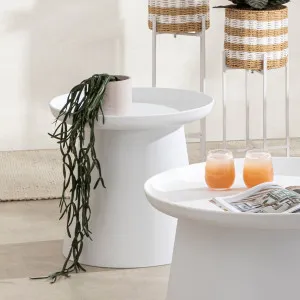 Habitat Airlie Outdoor Side Table White by Habitat, a Side Table for sale on Style Sourcebook