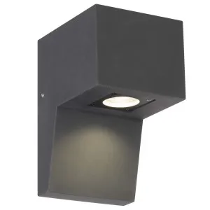 Telbix Engar Modern Gypsum Outdoor Wall Light - Black by Telbix, a Wall Lighting for sale on Style Sourcebook