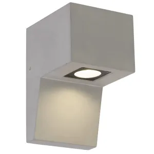 Telbix Engar Modern Gypsum Outdoor Wall Light - Grey by Telbix, a Wall Lighting for sale on Style Sourcebook