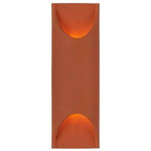Telbix Mazal Sculptural Gypsum Up/Down Indoor Wall Light - Terracotta by Telbix, a Wall Lighting for sale on Style Sourcebook