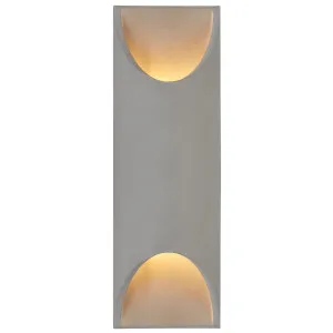 Telbix Mazal Sculptural Gypsum Up/Down Indoor Wall Light - Grey by Telbix, a Wall Lighting for sale on Style Sourcebook
