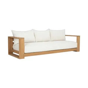 CALVIA - Teak Outdoor 3 Seater Sofa by European Lifestyle, a Outdoor Sofas for sale on Style Sourcebook