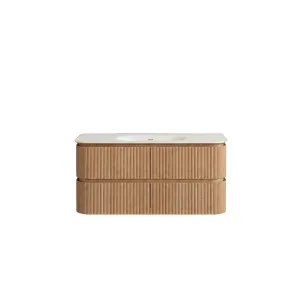 ENOLA - Ash 2 Drawer Bathroom Cabinet - 120 cm by European Lifestyle, a Bathroom Storage Cabinets for sale on Style Sourcebook
