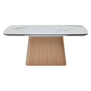 LINKA - Ceramic & Oak Extendable Dining Table by European Lifestyle, a Dining Tables for sale on Style Sourcebook