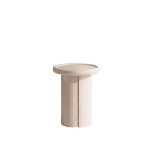LERIDA - Marble Round Side Table by European Lifestyle, a Side Table for sale on Style Sourcebook