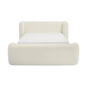 OLBIA - Bouclé Fabric Bed - Queen Size by European Lifestyle, a Beds & Bed Frames for sale on Style Sourcebook