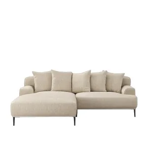 OTTONE II - Linen Left-hand Chaise Sofa by European Lifestyle, a Sofas for sale on Style Sourcebook