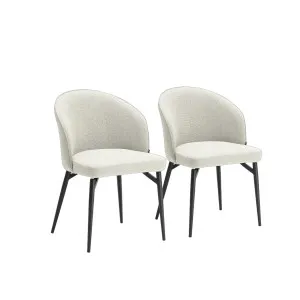 SPINNE - Fabric & Metal Set of 2 Dining Chairs by European Lifestyle, a Dining Chairs for sale on Style Sourcebook