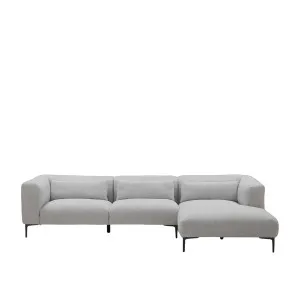 TESSIE - Linen Right-hand Chaise Sofa by European Lifestyle, a Sofas for sale on Style Sourcebook