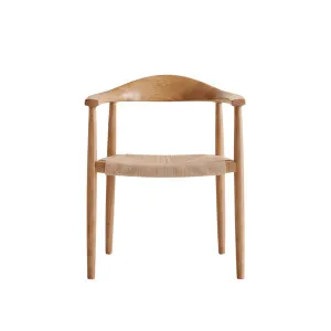AARON - Oak Chair with Braided Rope Seat by European Lifestyle, a Dining Chairs for sale on Style Sourcebook