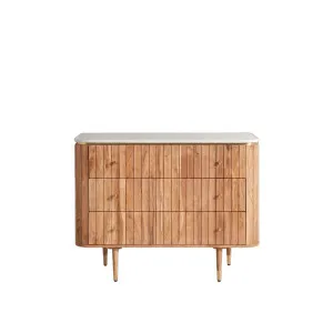 HECTOR - Marble 3 Drawer Chest by European Lifestyle, a Dressers & Chests of Drawers for sale on Style Sourcebook